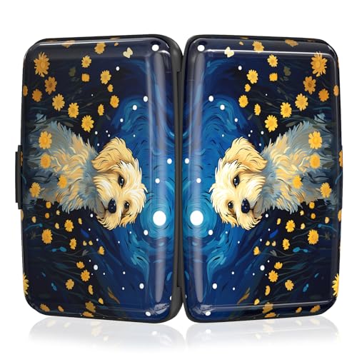 Rimilak Aluminuml Credit Card Holder,Cute Dog - color: Cute Dog