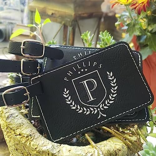My Personal Memories, Monogrammed Luggage Tag - Engraved Personalized Custom Traveler Gift