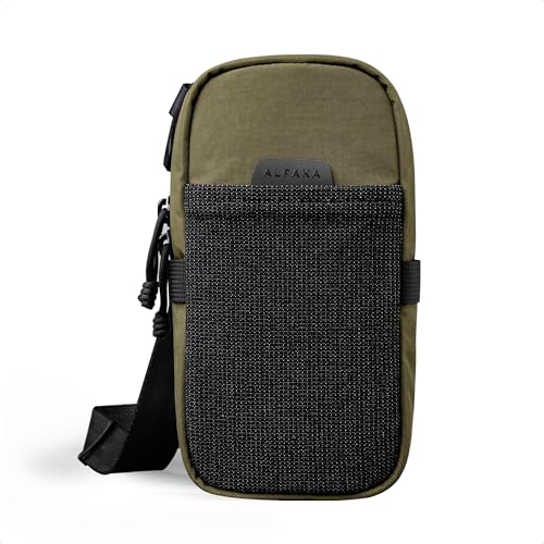 ALPAKA Modular Shoulder Pocket Small Phone Purse Crossbody Bag - color: Green-max