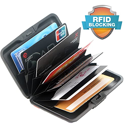 미니 알루미늄 카드 지갑 RFID 신용 카드 홀더 RFID 신용 카드 케이스 비즈니스 카드 케이스 금속 ID 케이스 남성 여성용, cc8017, 스몰, 모던. - color: cc8017