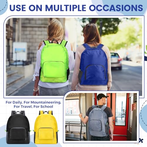 Eccliy Backpacks Bulk 17 Inch Lightweight Foldable Travel,5 Classic Color - color: Classic Color