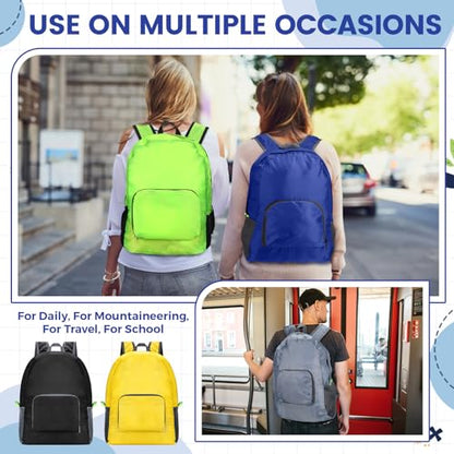 Eccliy Backpacks Bulk 17 Inch Lightweight Foldable Travel,5 Classic Color - color: Classic Color