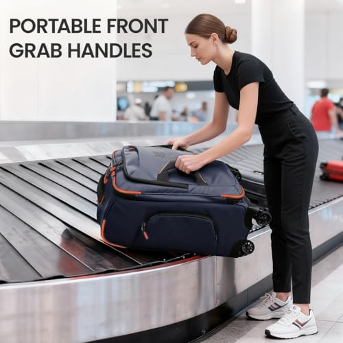 2-Piece Set(22/26in) Softside Luggage Sets w/Spinner Wheels - color: Blue, size: 2-Piece Set (22"/26'')