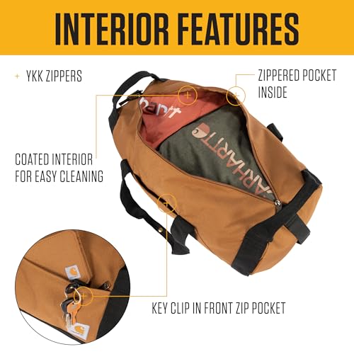 Carhartt Classic 40L Round Duffel Black - color: Black, style: 40l