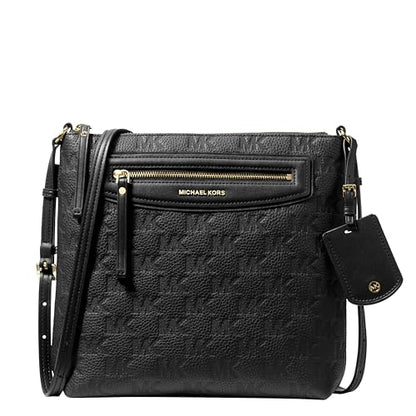 Michael Kors Women's Jet Set Travel Large Top-Zip Crossbody - color: Black