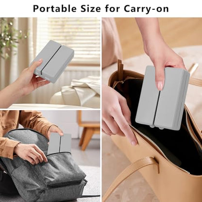 FYY Travel Pill Organizer, Pill Box Medicine Case-2pcs Grey - color: Grey, size: Large (1 Piece), Small (1 Piece)