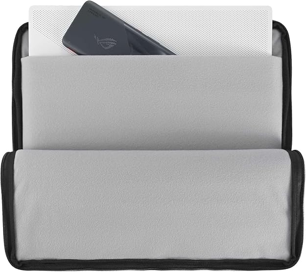 ASUS ROG 16" Sleeve Bag, Water-Repellent, Lightweight w/Detachable Straps, Black — Fits ROG Strix & Zephyrus - style: Rog Ranger Carry Sleeve 16