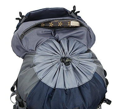WoneNice 50L(45+5) Waterproof Hiking Backpack Outdoor Daypack w/Rain Cover - color: Sapphire Blue