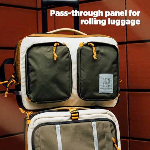 Topo Designs Global Briefcase + Travel Pack (Olive/Dark Khaki) - color: Eco-friendly / Olive / Dark Khaki