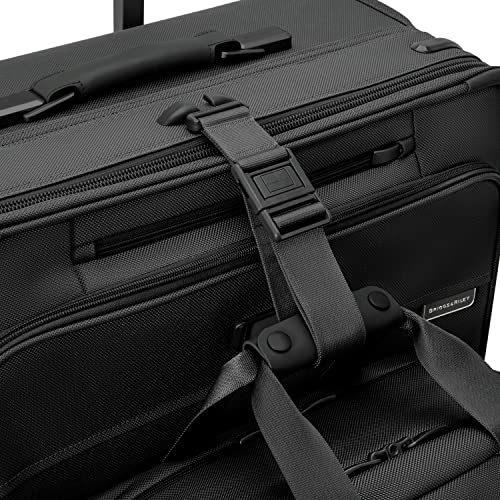 Briggs & Riley Baseline Global 21 Inch Softside Carry-On Spinner, Black - color: Black, size: 21" Carry-On