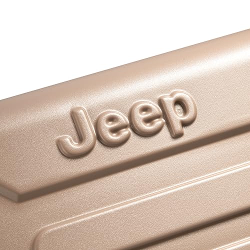Jeep JH004C Hardside Expandable Luggage with Spinner Wheels, Beige, Carry-On 20 Inch - color: Beige, size: Carry-On 20 Inch