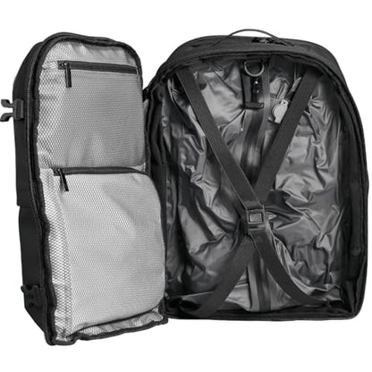 Travel Backpack 60L Expandable Air Compression System Water Resistant TSA Lock Carry-On Suitcase Luggage (Air Pump Not Included) - color: Pastel Blue