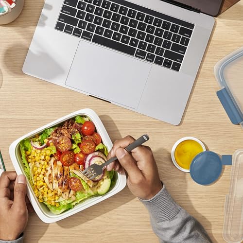 OXO Good Grips Prep & Go Food Storage Salad Container - 6.3 Cup, Ocean Blue - color: Ocean Blue, style: Salad Container