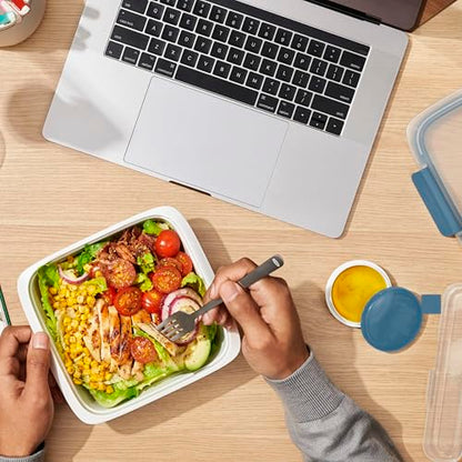 OXO Good Grips Prep & Go Food Storage Salad Container - 6.3 Cup, Ocean Blue - color: Ocean Blue, style: Salad Container