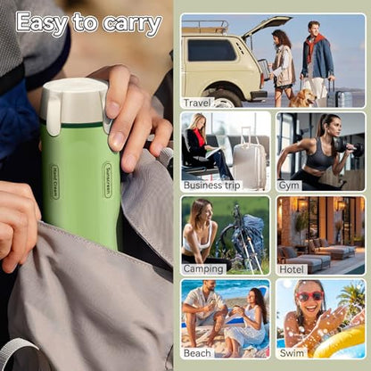 4 in 1 Travel Dispenser Bottle, 4 X 30ML/Pack Toiletries Containers - color: Green