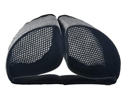 riemot Luggage Travel Cup Holder Free Hand Suitcase Drink Carrier Grey - color: 1. Hook & Loop: Grey