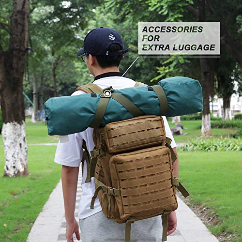 MAGARROW 65" 1.5" Utility Straps with Buckle Adjustable, 4-Pack (Army Green (4-PCS)) - color: Army Green, size: 1.5 in x 5.4 ft