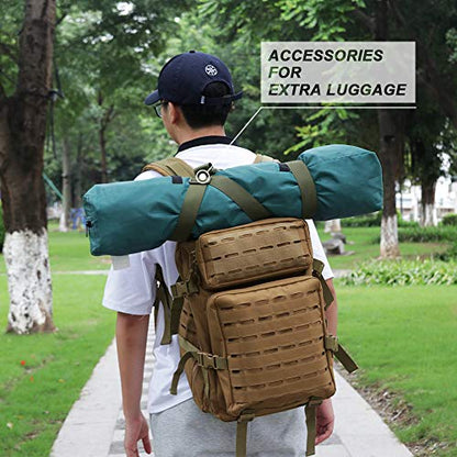 MAGARROW 1.5" Utility Straps with Buckle Adjustable, 4-Pack (Army Green, 9.5 feet Long) - color: Green, size: 1.5 in x 9.5 ft
