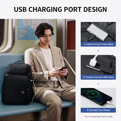 OIWAS 15.6 Inch Laptop Backpack with USB Charging Port & Air Weight System - style: 23l