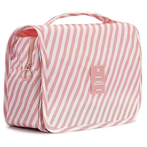 L&FY Hanging Travel Toiletry Bag For Women Travel Makeup Cosmetic Organizer Pouch Men's Dopp Kits With Handle,Hook