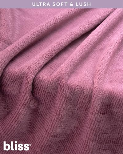 Bliss Faille Travel Pillow & Blanket Set, 2-in-1, Compact - color: Mauve