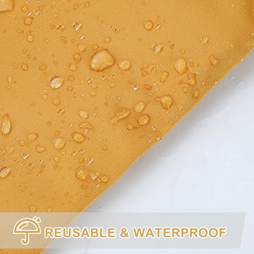 Angel Love Wet Bags, 2 Pack Baby Cloth Diaper Wet/Dry Bags with Two Zippered Pockets, Travel, Beach, Pool, Gym Bag for Swimsuits or Wet Clothes, Waterproof Washable Reusable, L216217 - color: Dark green and yellow
