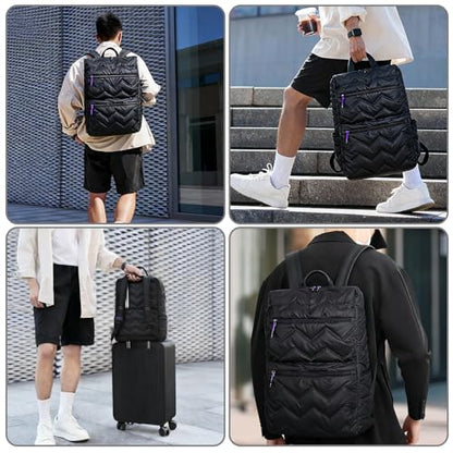 Daily Backpack Lightweight 17 Inch Laptop Carry-on Anti-Theft