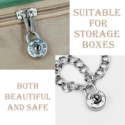 5 Pack Mini Diary Padlock, Small Locks with Keys, Tiny Luggage Locks for Travel, Journal, Jewelry, Backpack, Boxes (Circle, 5) - style: Circle