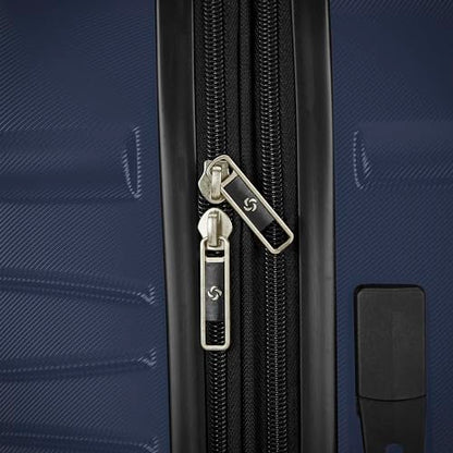 Samsonite Evolve SE Hardside Expandable Luggage with Spinners, Classic Navy, 2PC SET (Carry-on/Medium) - color: Classic Navy, size: 2-Piece Set (Carry-on/Medium)
