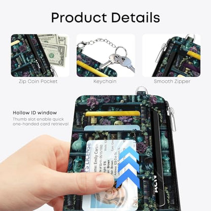 Shelf Credit Card Holder Small Wallet for Women - color: Shelf
