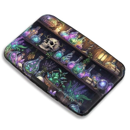 Maicican RFID Blocking Aluminum Credit Card Holder - color: Card holder wallet - Skeleton bookshelf