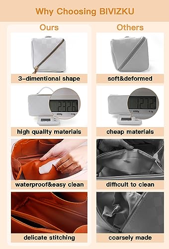 Checkered Makeup Bag,180° Flat Open Cosmetic Bag for Women,Large Capacity Travel Toiletry Bag with Brush Pouch,Waterproof PU Leather Make Up Organizer for Skincare & Makeup (white-checkered) - color: White-Checkered
