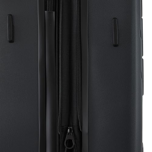 Wrangler ATG Trailway Expandable Hardside Luggage, Jet Black, 22" Carry-On - color: Jet Black