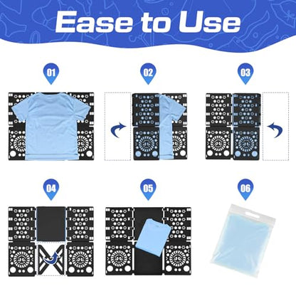 BoxLegend Shirt Folder Board V3 with Shirt Bags Zipper 11x14 inch 100 PCS
