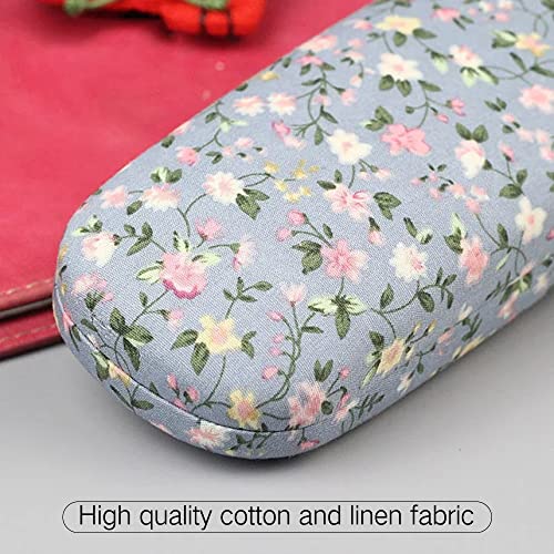 PERFECTSIGHT Hard Shell Eyeglasses Case, Kawaii Protective Glasses Case for Kids, Cute Eyeglass Case for Women Men Girls - color: Orange