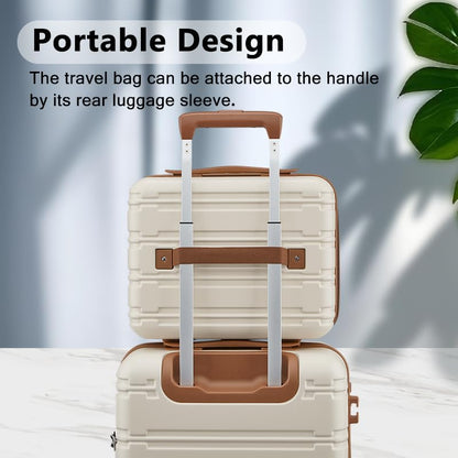 NEISIA Luggage Sets, Suitcase with Spinner Wheels, PC+ABS Hardshell Travel Luggage Set with TSA Locks,Lightweight Rolling Luggage，Carry on suitcase with YKK Zippers - color: Dark green, size: 6 piece sets （14/20/24/28/DB/TB)