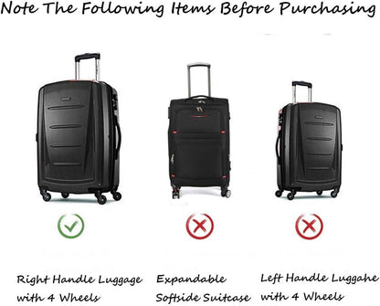 30 Inch Luggage Cover for Suitcase Waterproof Dust-Proof Travel Sleeve - color: black, size: 30 inch