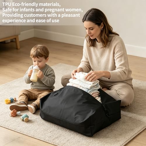 EULANT Travel Vacuum Bags,IPX8 Waterproof Vacuum Compression Bag - color: Navy, size: 3 Pack