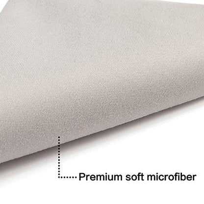 TRIUMPH VISION Glasses Case Soft Eyeglass Case Sunglass Pouch Cloth 3 Pack - color: Grey