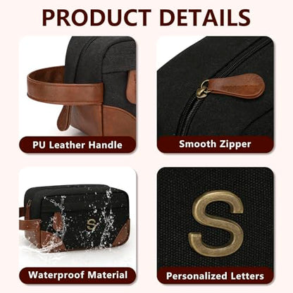 Personalized Toiletry Bag for Men, Birthday Gifts for Men Him - style: S