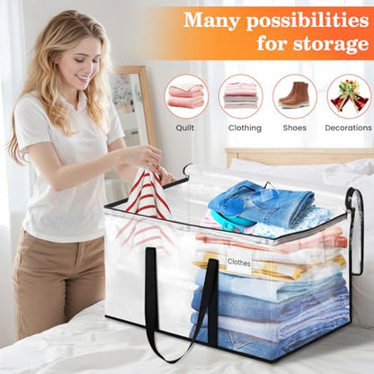 Moving Bags, Extra Large Heavy Duty Storage Bags, 93L, 8 Packs - size: 93L
