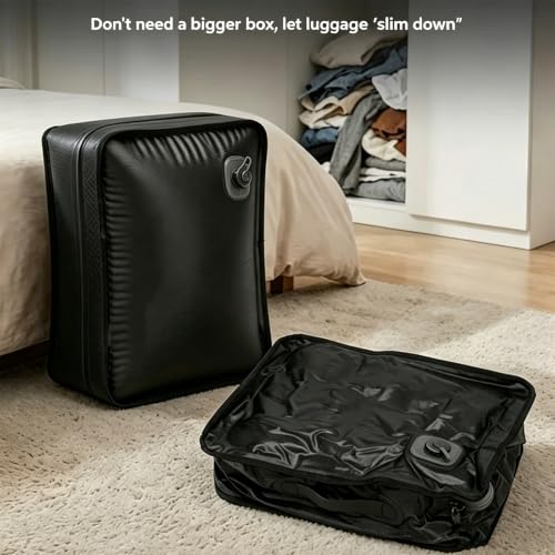 Travel Vacuum Packing Cubes Space Saver with Built-in Pump (Pink, 25L) - color: Pink, size: 25L