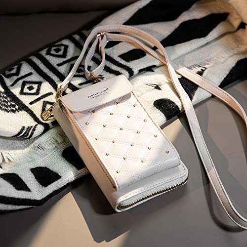 Montana West Crossbody Cell Phone Purse for Women RFID Blocking Cellphone Wallet - color: Tan