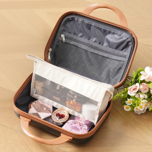 6-Piece ABS Hardshell Luggage Set with Dual Spinner Wheels and Carry-On