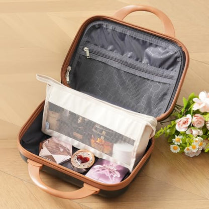 6-Piece ABS Hardshell Luggage Set with Dual Spinner Wheels and Carry-On
