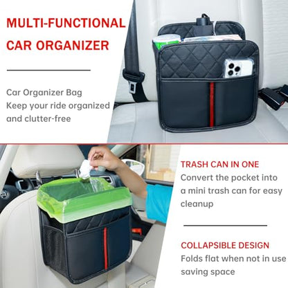 Back of Seat Car Organizer and Storage, Backseat Organizer, 2 Pack - color: Black A ( 2 Pack )