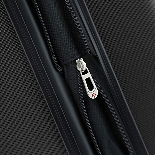 Travelers Club Chicago Hardside Expandable Spinner Luggage, Black, 5 Piece Set - color: Black, size: 5-Piece Set