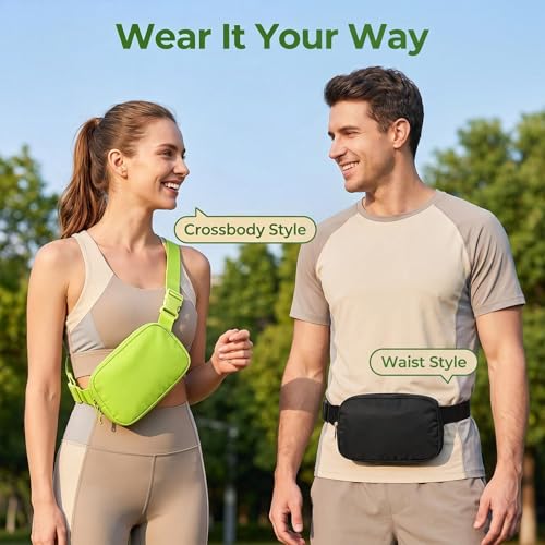 Fanny Pack Crossbody Sling Bag, Everywhere Belt Bag, Mint - color: Mint