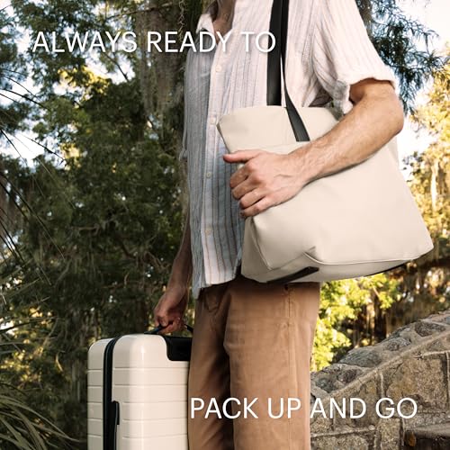 Away The Everywhere Tote, 항공사 승인 개인 물품 여행 가방 - color: 씨 그린.