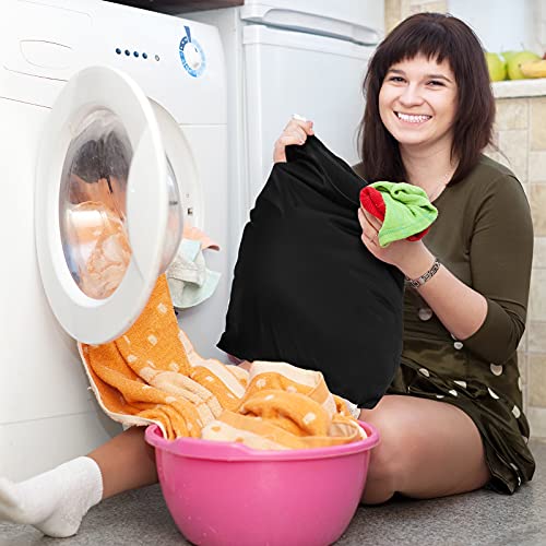 Shappy 2 Pack Wet Dry Bag Travel Laundry Waterproof,Solid Black - style: Solid Black